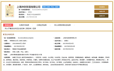 貿(mào)易公司經(jīng)營范圍實戰(zhàn)一：上海沛創(chuàng)貿(mào)易有限公司