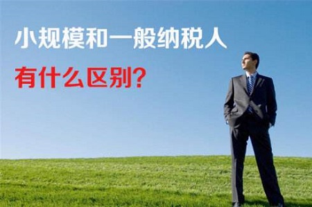 一般納稅人和小規模納稅人的區別